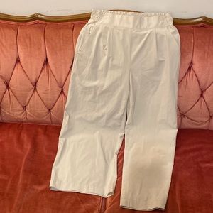 Tan flowy pants great for work or walking around